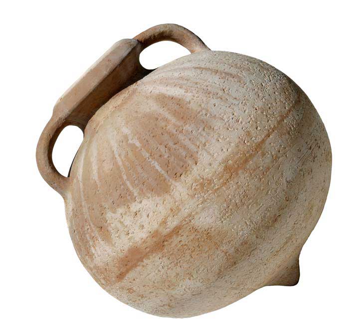 Italian Terracotta Pointed Amphora