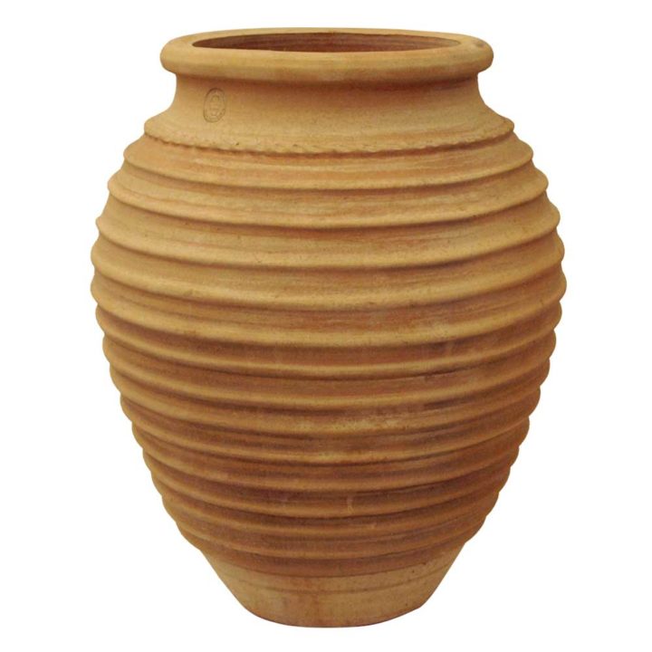 Greek Terracotta Pottery Koroniotiko Oil Jar Eye of the Day