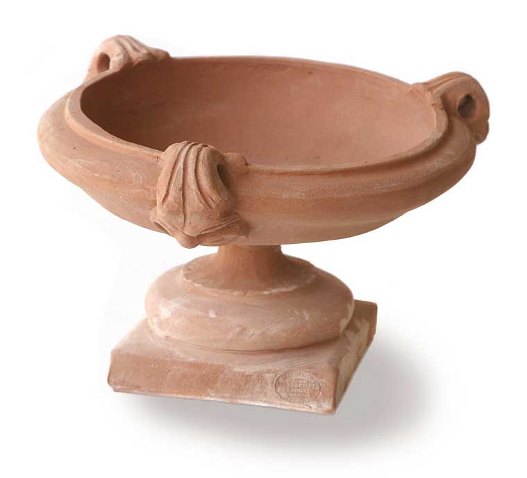 Italian Terracotta Cup with Handles