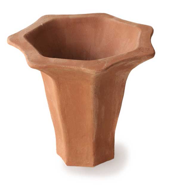 Italian Terracotta Flower Vase