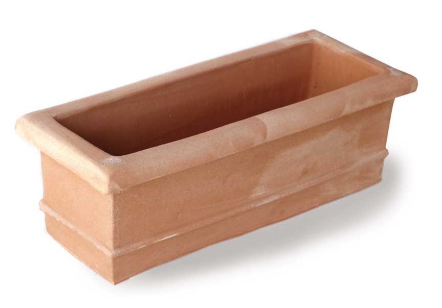 Italian Terracotta Smooth Balcony Planter