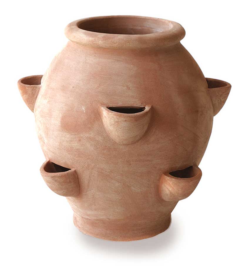 Italian Terracotta Strawberry Pot