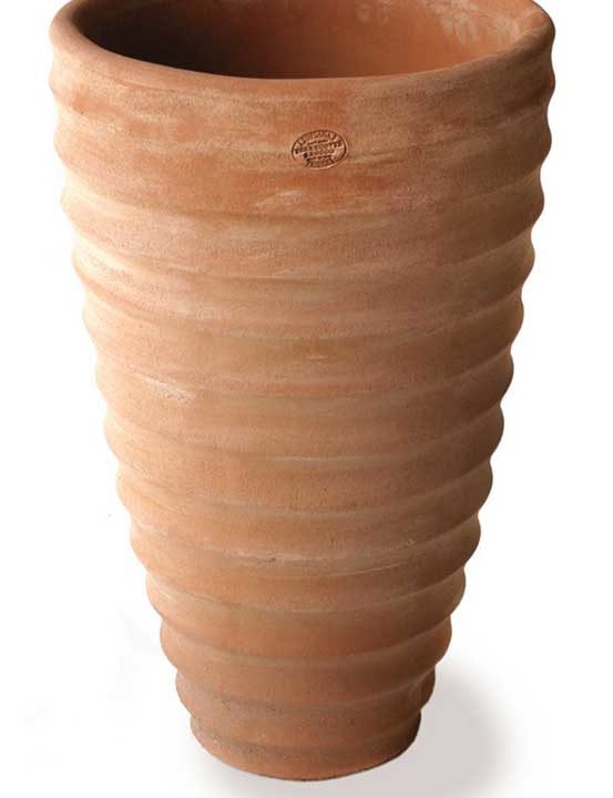 Vaso Stretto Rigato Eye of the Day Garden Design Center