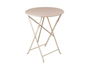 Bistro Metal Round Folding Table