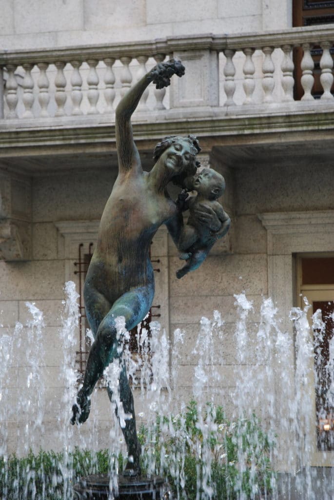 Eye of the Day Garden Design Center|Bacchante and Infant Faun Fountain| Boston and NYC trip