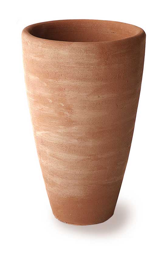 Italian Terracotta Smooth Tall Planter