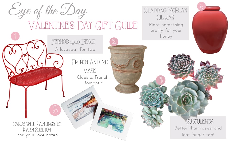 Eye of the Day Garden Design Center|Valentine's Day Gift Guide|Eye of the Day products for Valentine's Day