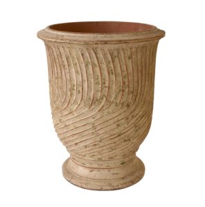 Vase Anduze Strie Patine Ancienne