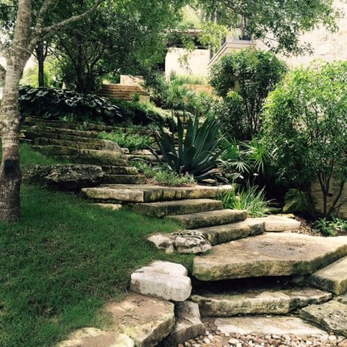 Eye of the Day Garden Design Center|Austin travel groundskeeping| limestone