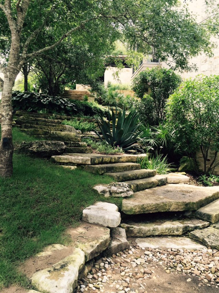 Eye of the Day Garden Design Center|Austin travel groundskeeping| limestone