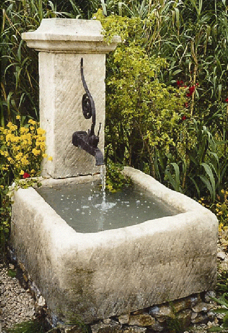 Fontaine Escargot Petite ABFO66 - Hand Carved French Limestone Fountain