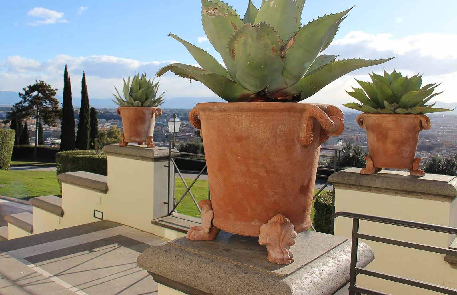 Italian Ornate Terracotta Pots Terra Cotta Planters Eye of the Day