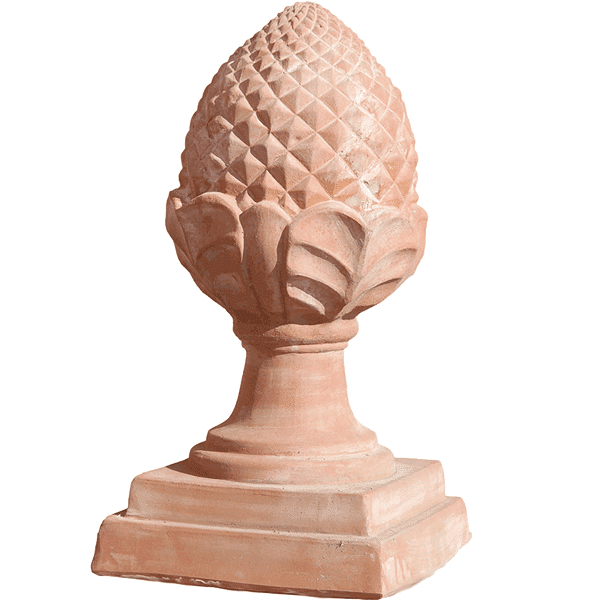 Italian Terracotta Pineapple Finial