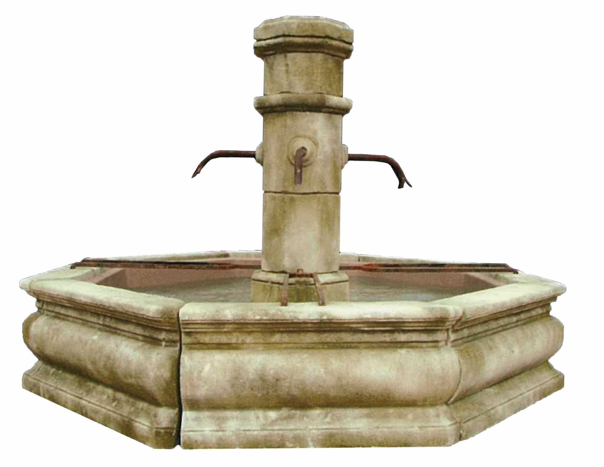 French Limestone Fountain