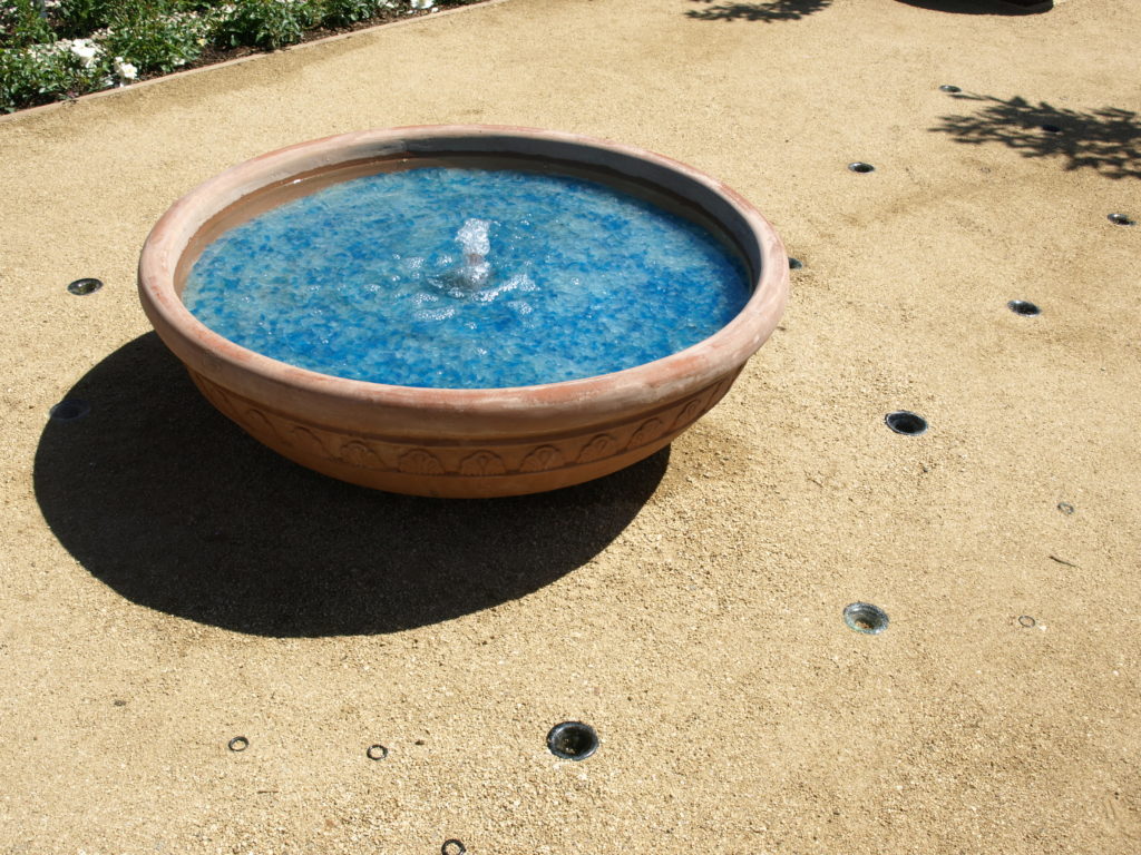 Terracotta Low Bowl Fountain Conversion