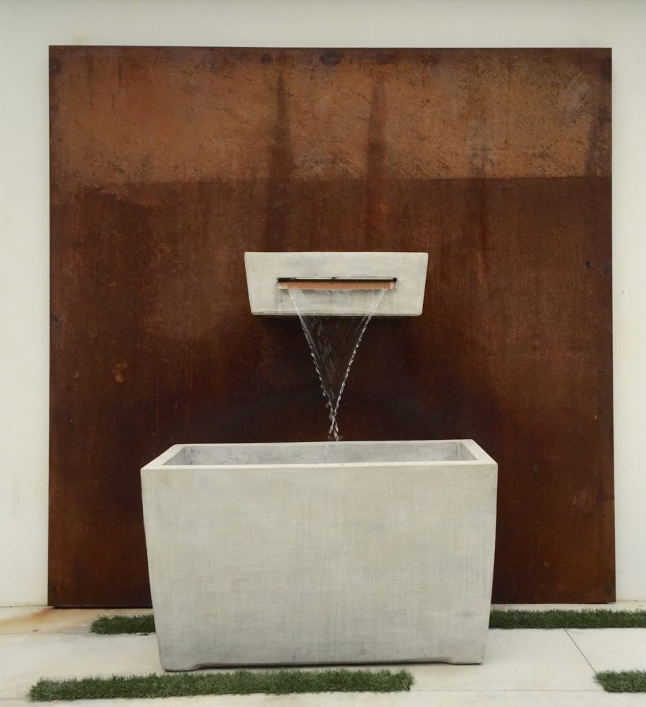 John Russo American Concrete Fountain Conversion