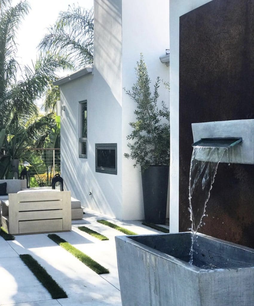 Custom Concrete Fountain Conversion | John Russo Photo