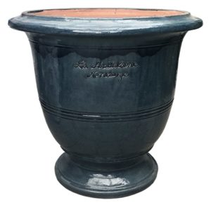 Vase Anduze Lisse in Bleu Lavande