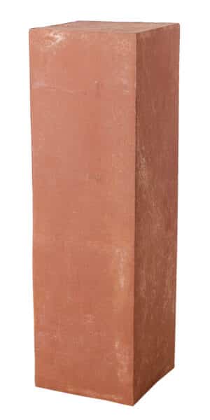 tall terracotta pedestal