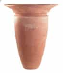 Italian Terracotta Tall Round Planter with Wide Lip