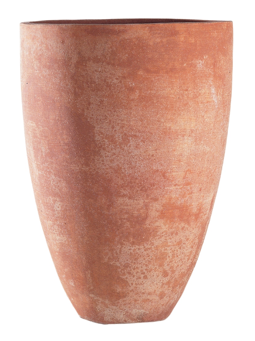 Round Tapered Terracotta Planter with narrow bottom